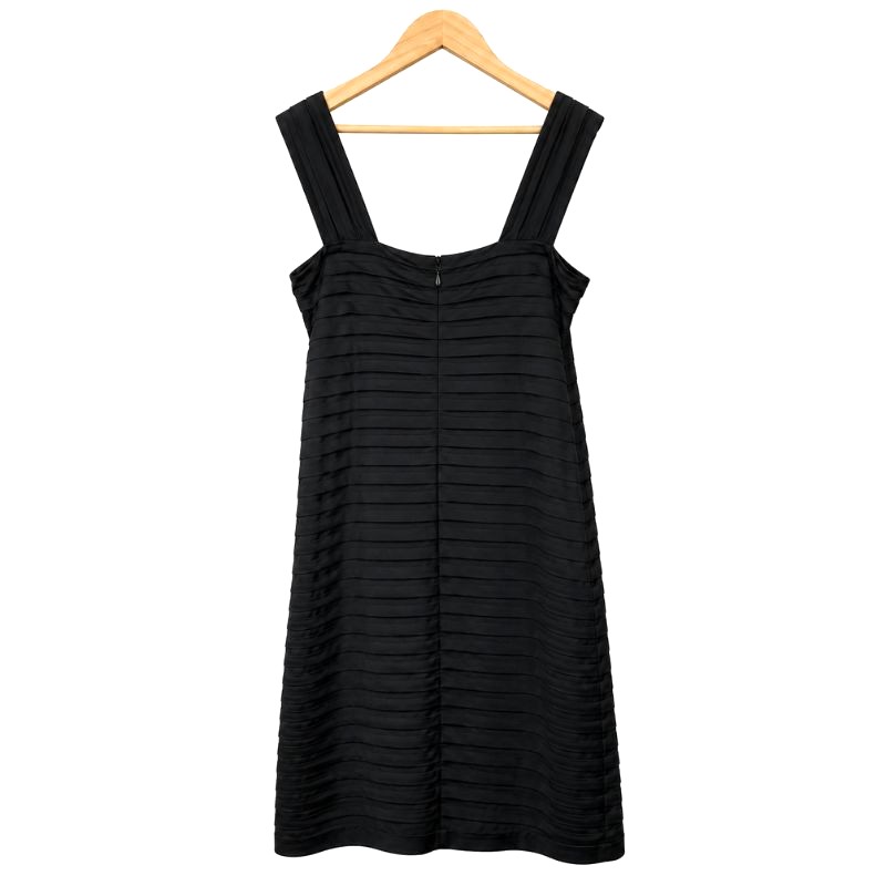 Untitled design - 1 Teatro Black Textured Dress UK 16