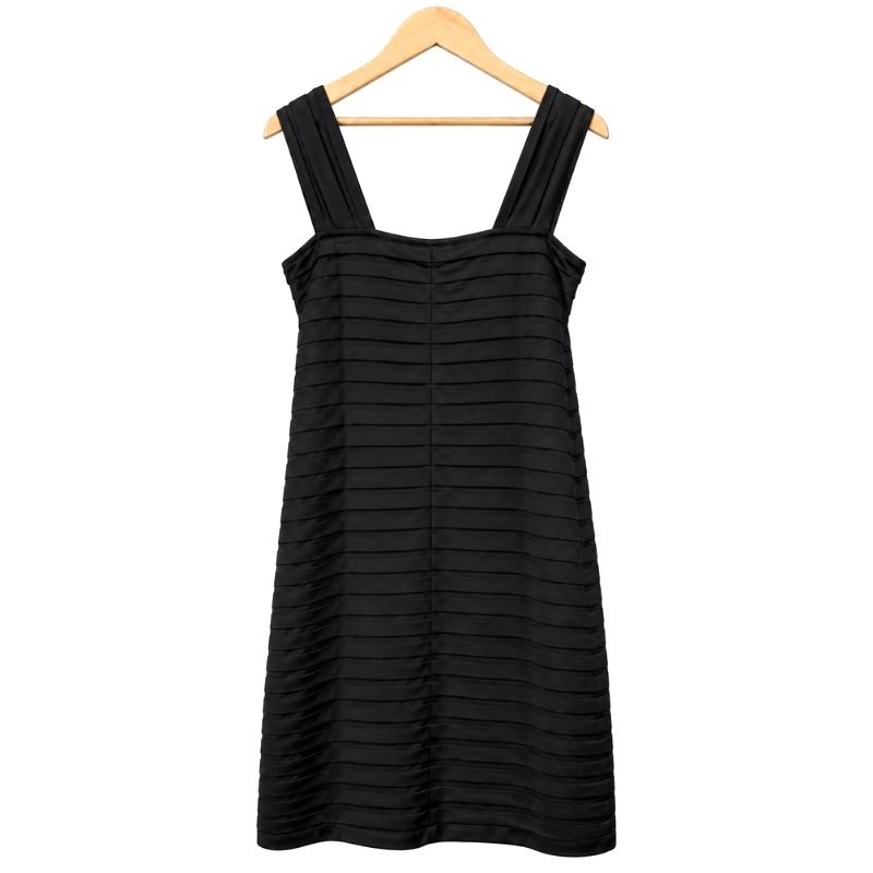 Untitled design - 1 Teatro Black Textured Dress UK 16