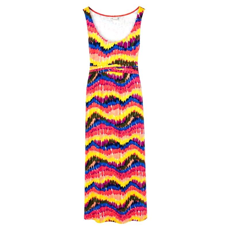 Boden Bright Multicolour Maxi Dress UK 12