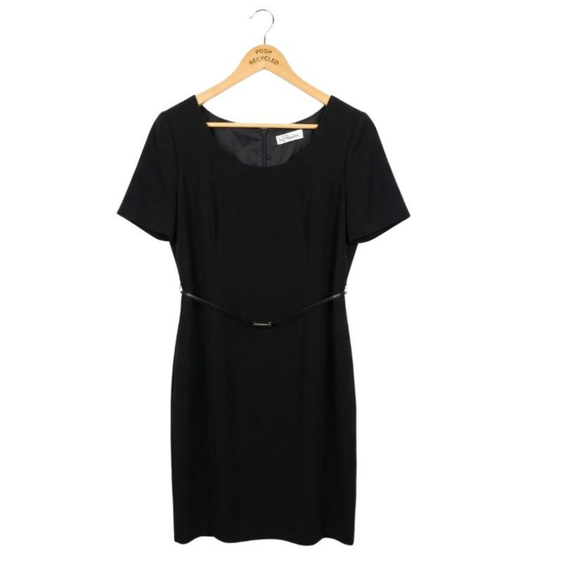 J Taylor Ladies Elegant Smart Black Dress – Size 12