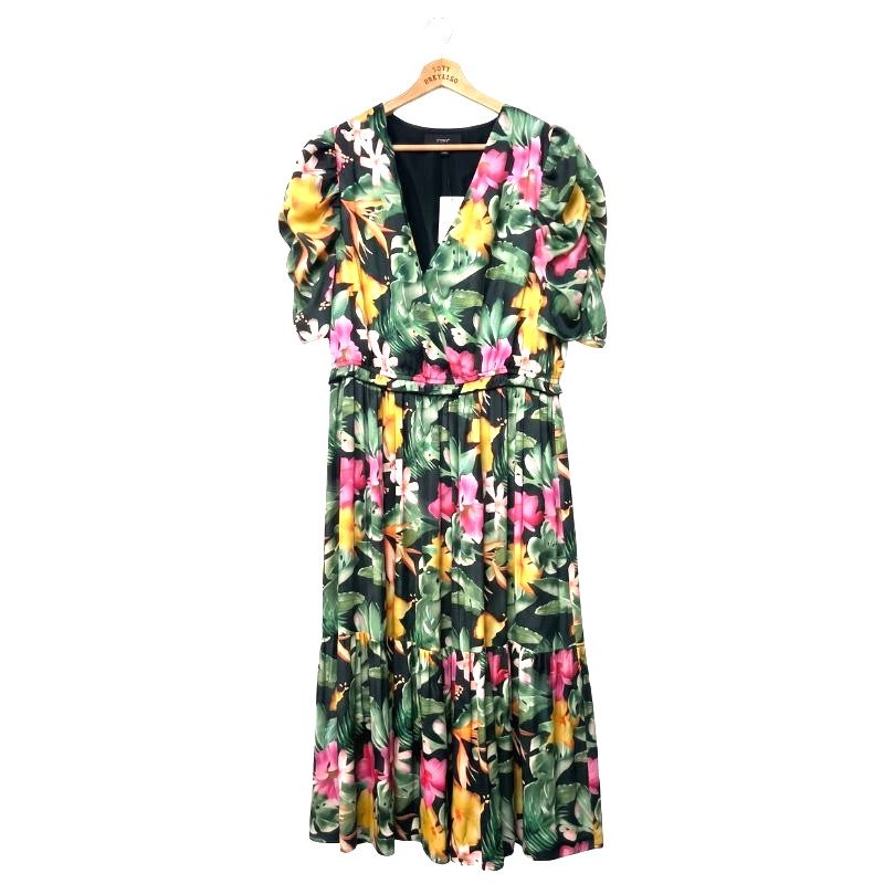 Next Floral Midi Wedding Guest Occasion Dress UK 16 BNWT